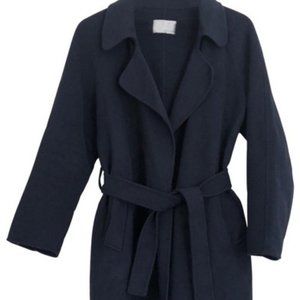Sandro Coat (Wool/Belted/Wrap Coat)
